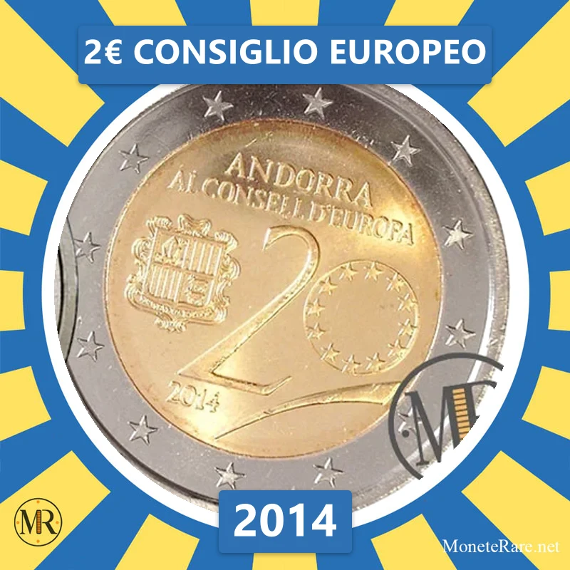 Andorra 2€ European Council 2014 (coin photo)