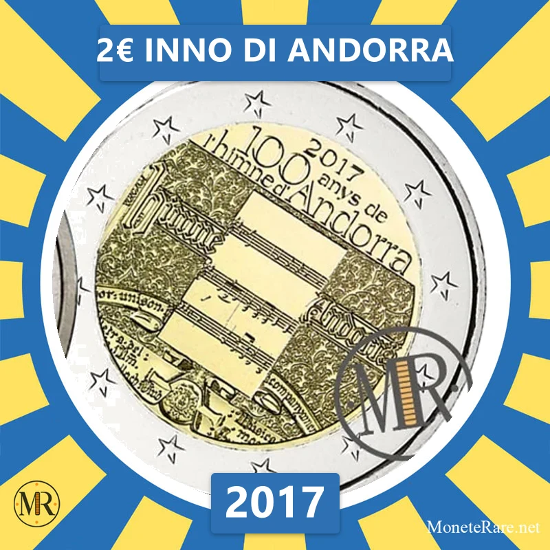 Andorra 2€ Inno di Andorra 2017 (coin photo)
