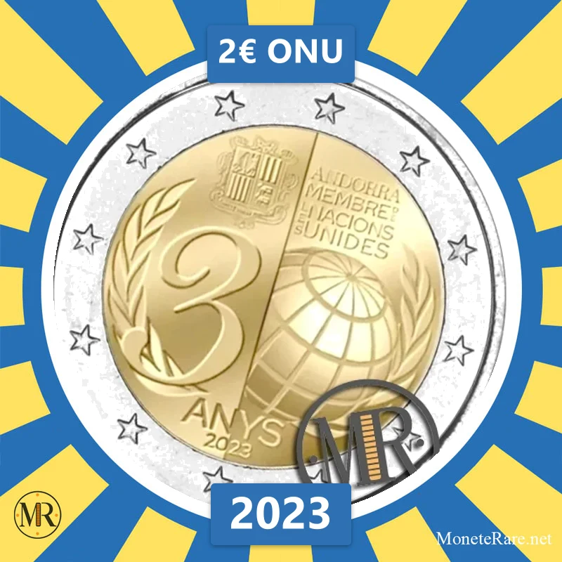 Andorra 2€ ONU 2023 (coin photo)