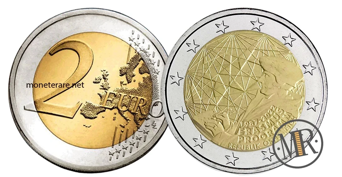 2 Euro Austria 2022 Erasmus Program