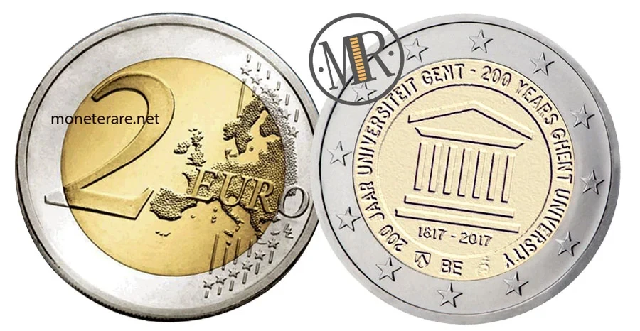2 Euro Commemorative Belgium 2017 University of Ghent