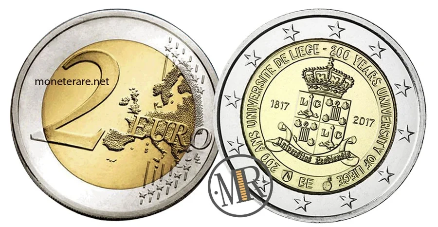 2 Euro Commemorative Belgium 2017 University of Liège