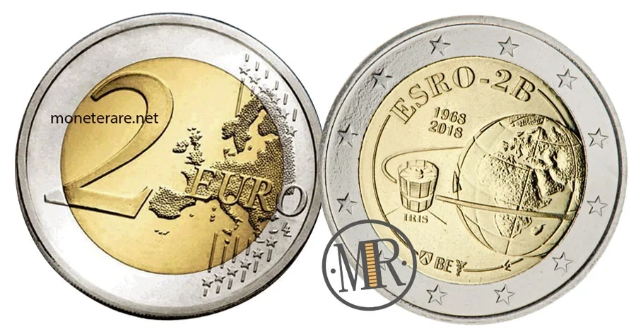 2 Euro Commemorative Belgium 2018 Satellite ESRO-2B