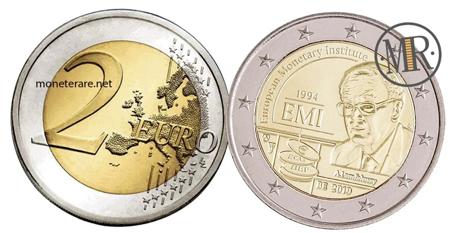 2 Euro Belgium 2019 Commemorative European Monetary Institute EMI