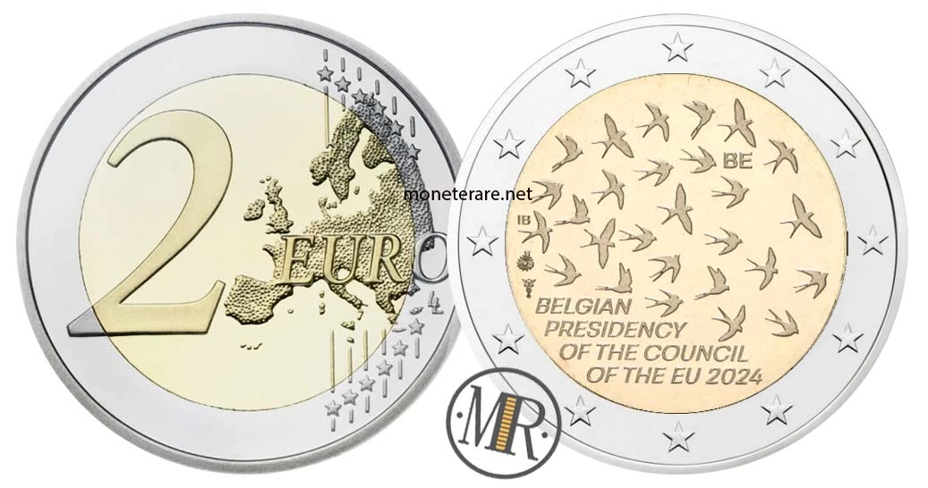 Belgium €2 commemorative 2024 – Belgian Presidency of the Council of the EU