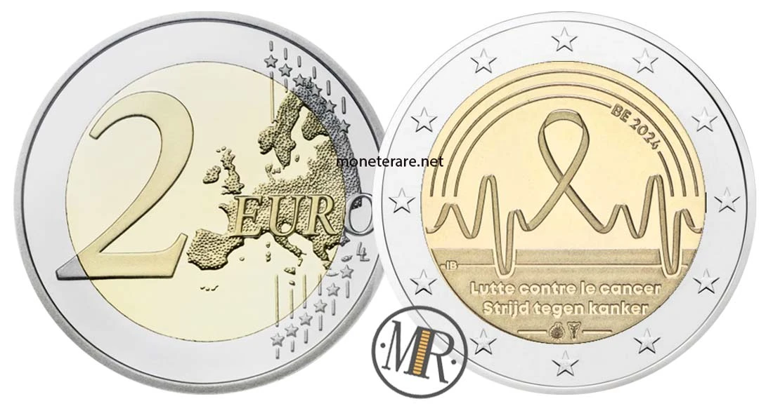 Belgium €2 commemorative 2024 – Fight against cancer