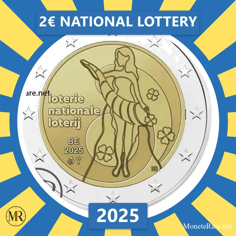 Belgium 2€ National Lottery 2025 (coin photo)