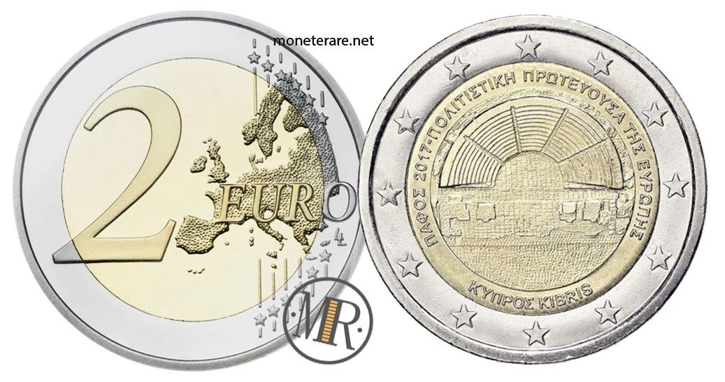 Cyprus €2 commemorative 2017 – Paphos European Capital of Culture