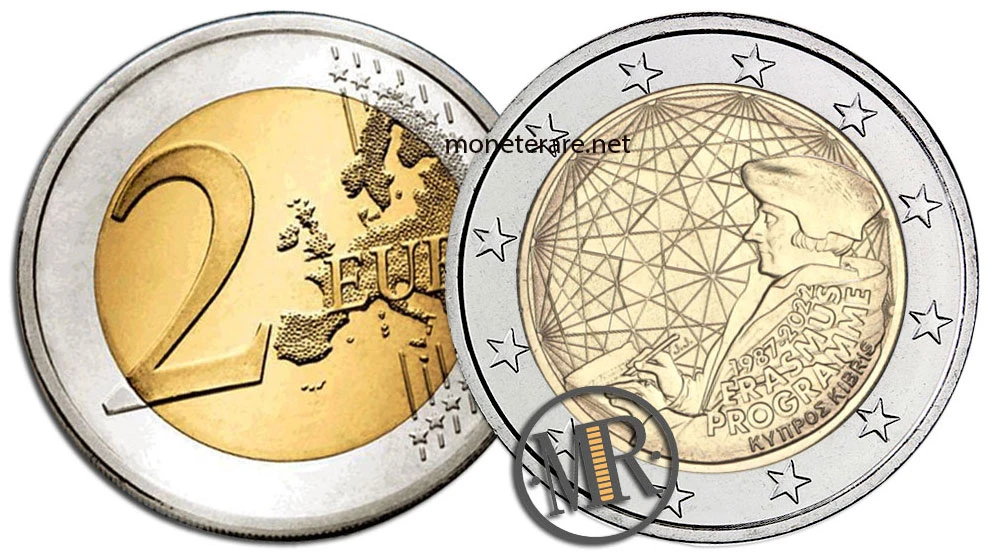 Cyprus €2 commemorative 2022 – Erasmus Programme