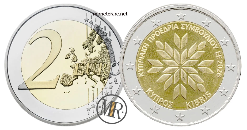 Cyprus €2 commemorative 2026 – EU Council Presidency
