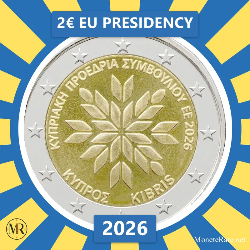 Cyprus 2€ EU Presidency 2026 (coin photo)