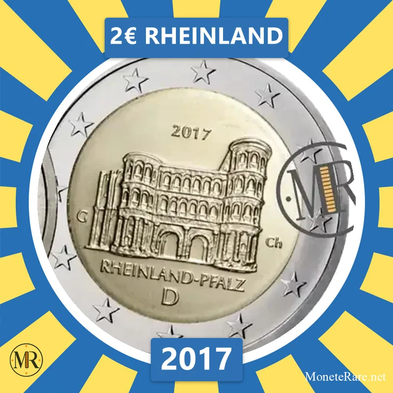 Estonia 2€ Rheinland 2017 (coin photo)