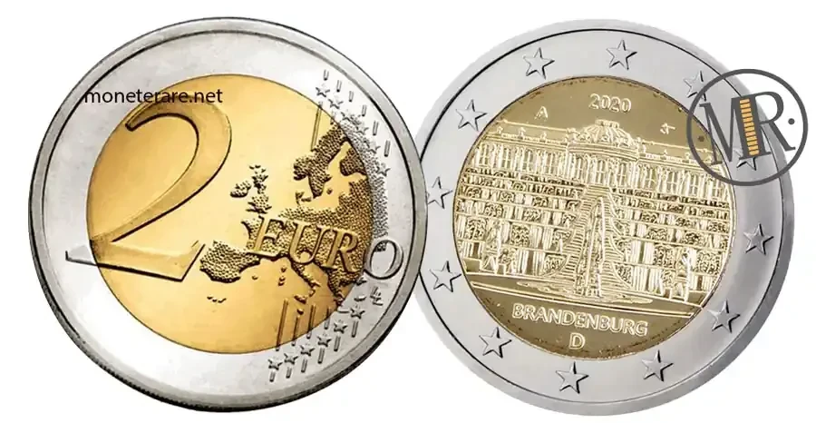 2 Euro Commemorative Germany 2020 Brandenburg