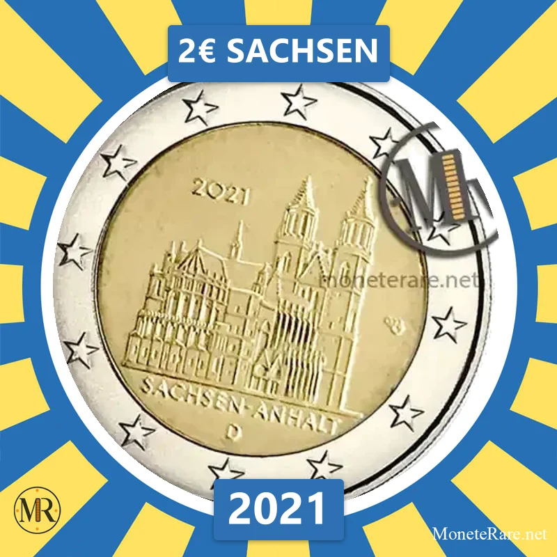 Estonia 2€ Sachsen 2021 (coin photo)