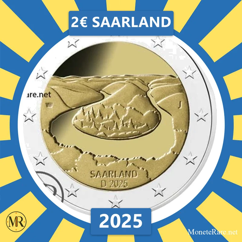 Estonia 2€ Saarland 2025 (coin photo)