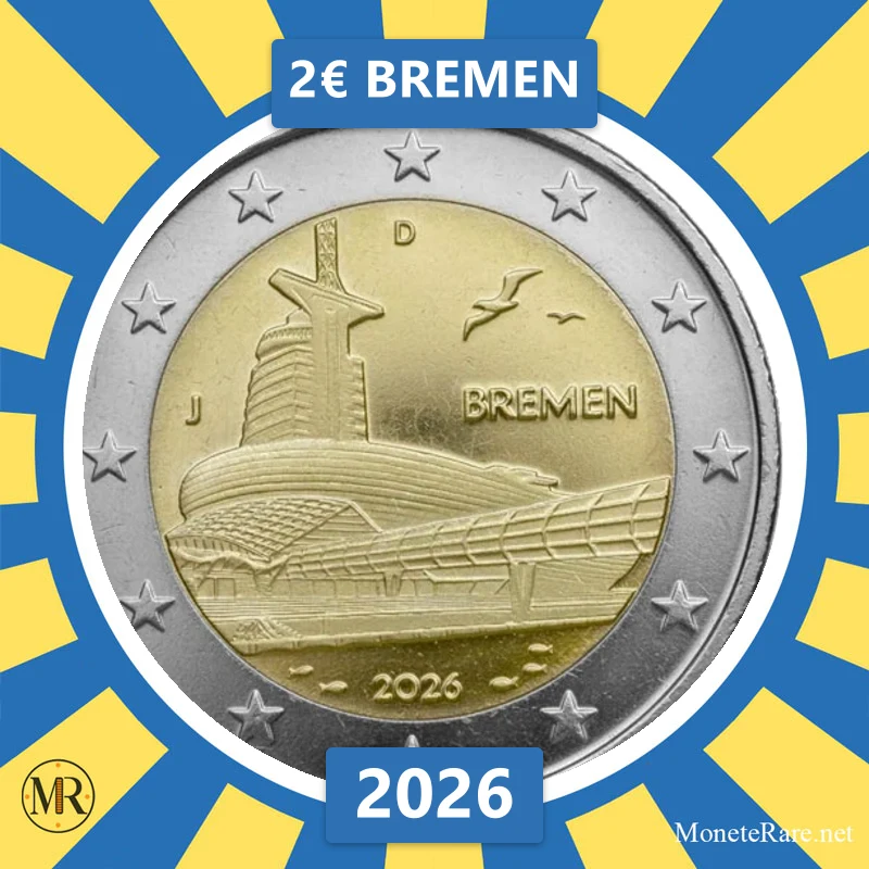 Estonia 2€ Bremen 2026 (coin photo)