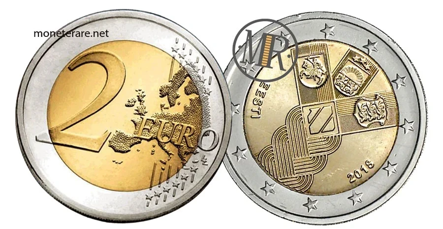 Estonia €2 commemorative 2018 – Baltic States