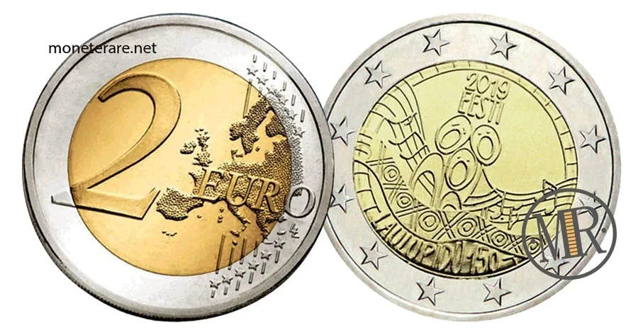 Estonia €2 commemorative 2019 – Song Festival