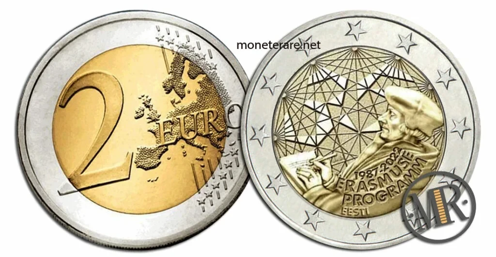 Estonia €2 commemorative 2022 – Erasmus Program