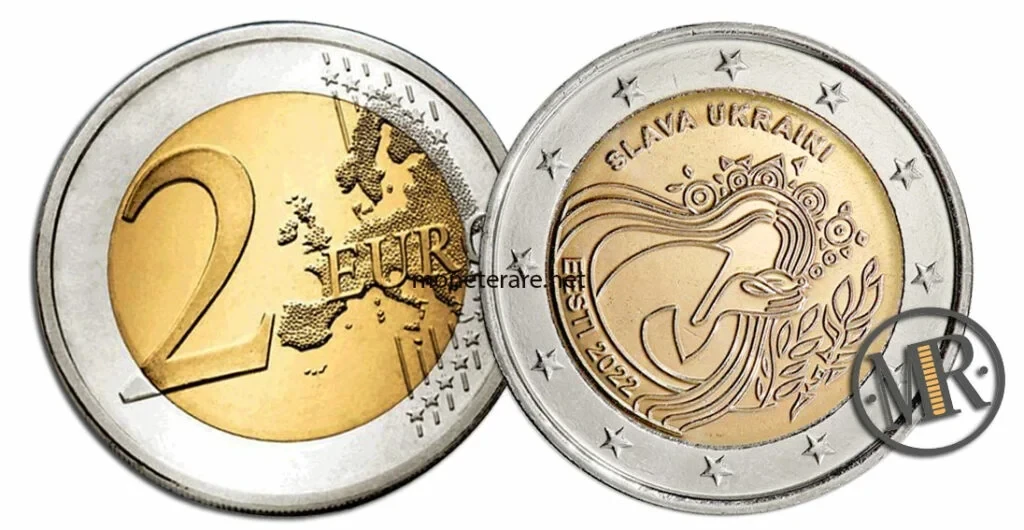Estonia €2 commemorative 2022 – Slava Ukraini