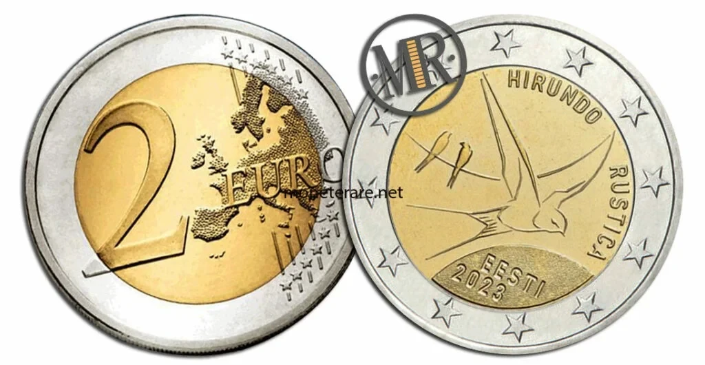 Estonia €2 commemorative 2023 – The Swallow