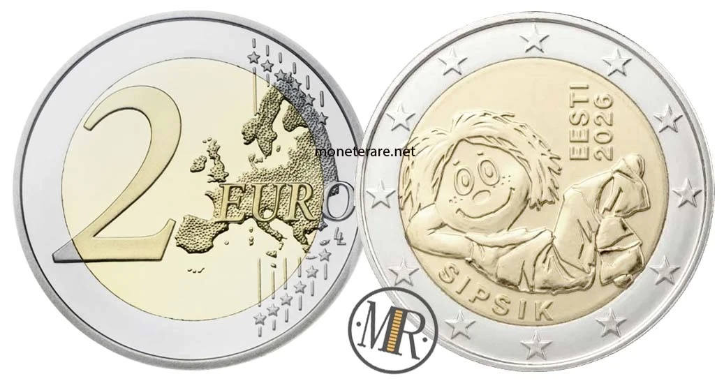 Estonia €2 commemorative 2026 – Sipsik