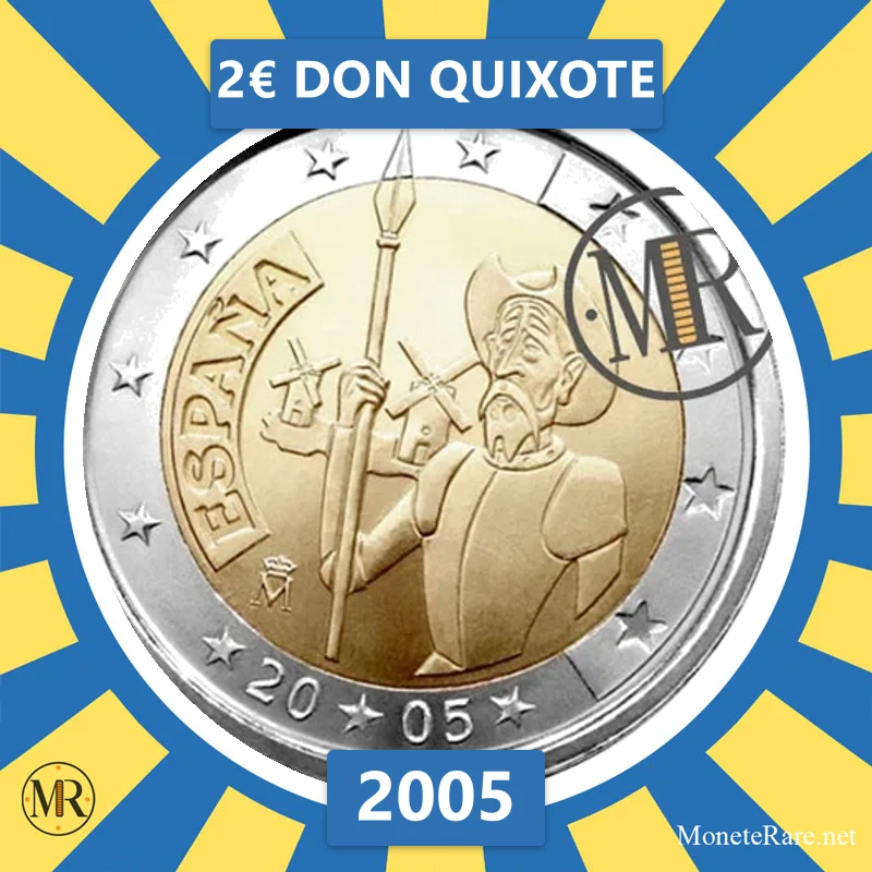 Estonia 2€ Don Quixote 2005 Estonia 2€ Don Quixote 2005 (coin photo)