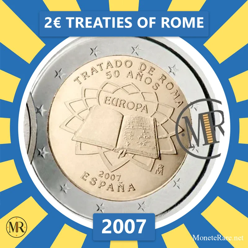 Estonia 2€ Treaties of Rome 2007 Estonia 2€ Treaties of Rome 2007 (coin photo)