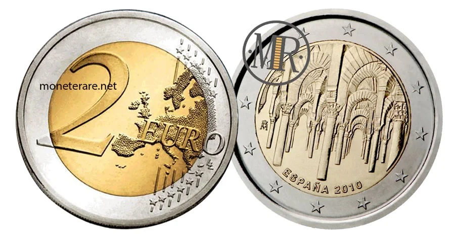 2 Euro Commemorative Spain 2010 Cathedral of Córdoba World Heritage