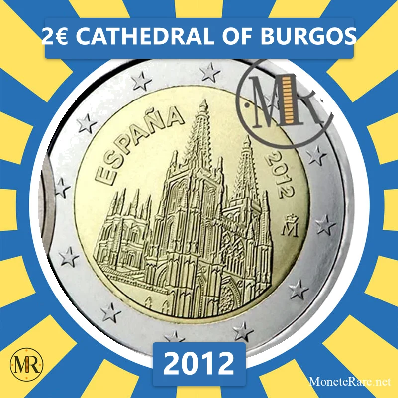 Estonia 2€ Cathedral of Burgos 2012 Estonia 2€ Cathedral of Burgos 2012 (coin photo)