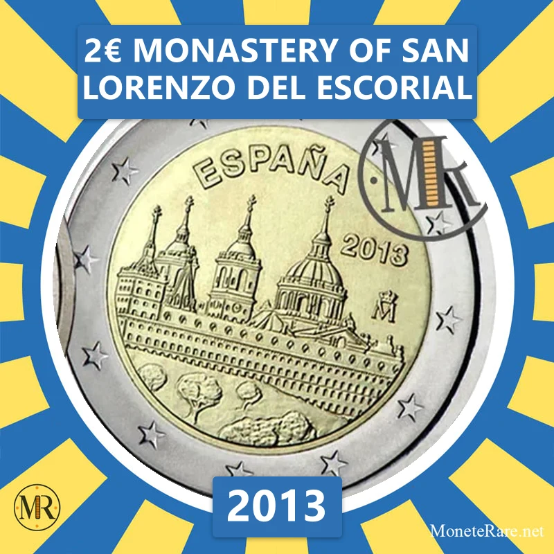 Estonia 2€ Monastery of San Lorenzo del Escorial 2013 Estonia 2€ Monastery of San Lorenzo del Escorial 2013 (coin photo)