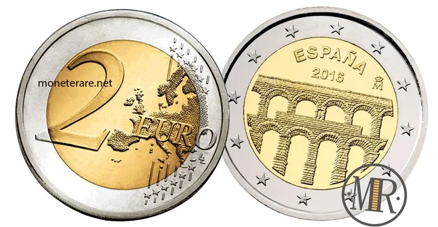 2 Euro Commemorative Spain 2016 Aqueduct of Segovia
