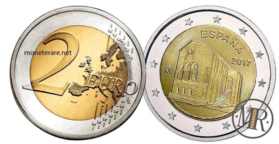 2 Euro Spain 2017 Commemorative Church of Santa Maria del Naranco