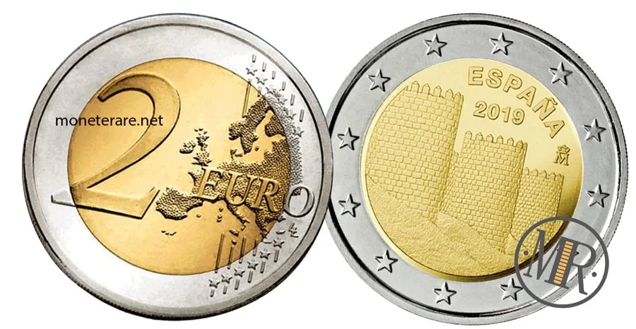 2 Euro Spain 2019 Commemorative of the City of Ávila