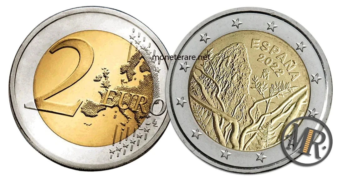 2 Euro Commemorative Spain 2022 Garajonay National Park