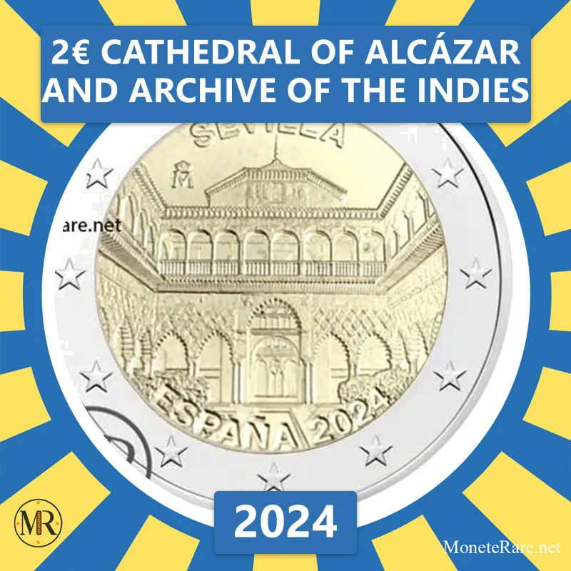 Estonia 2€ Cathedral of Alcázar and Archive of the Indies 2024 Estonia 2€ Cathedral of Alcázar and Archive of the Indies 2024 (coin photo)