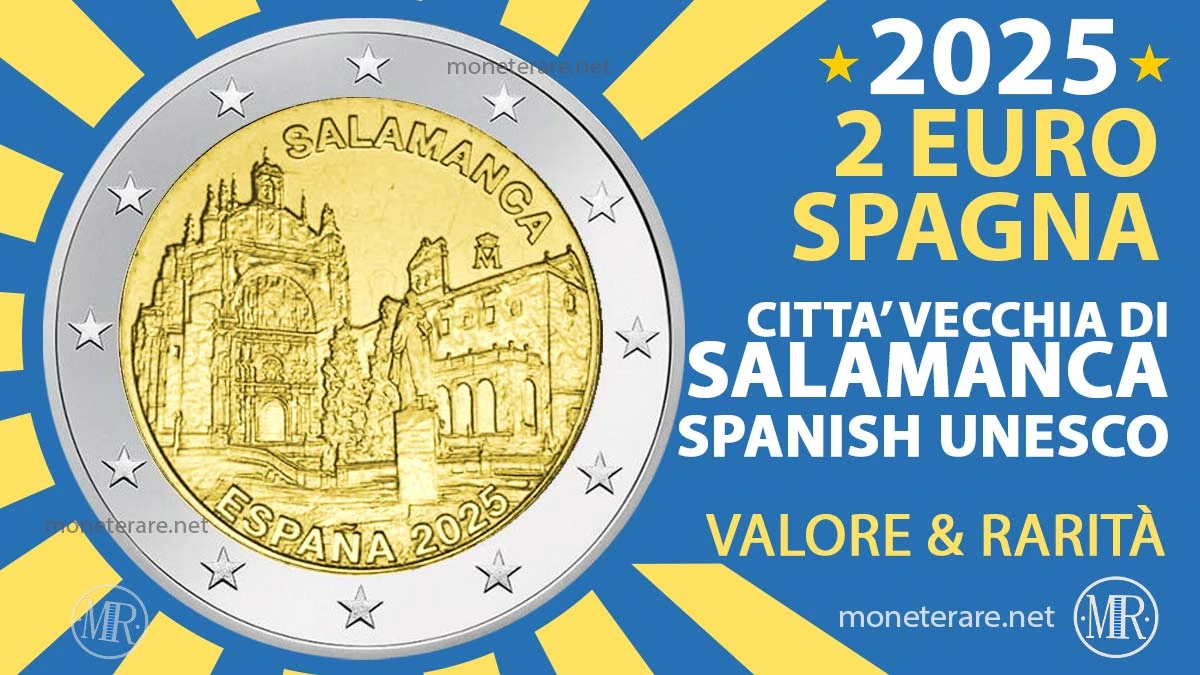 Spain €2 commemorative 2025 – Città Vecchia di Salamanca