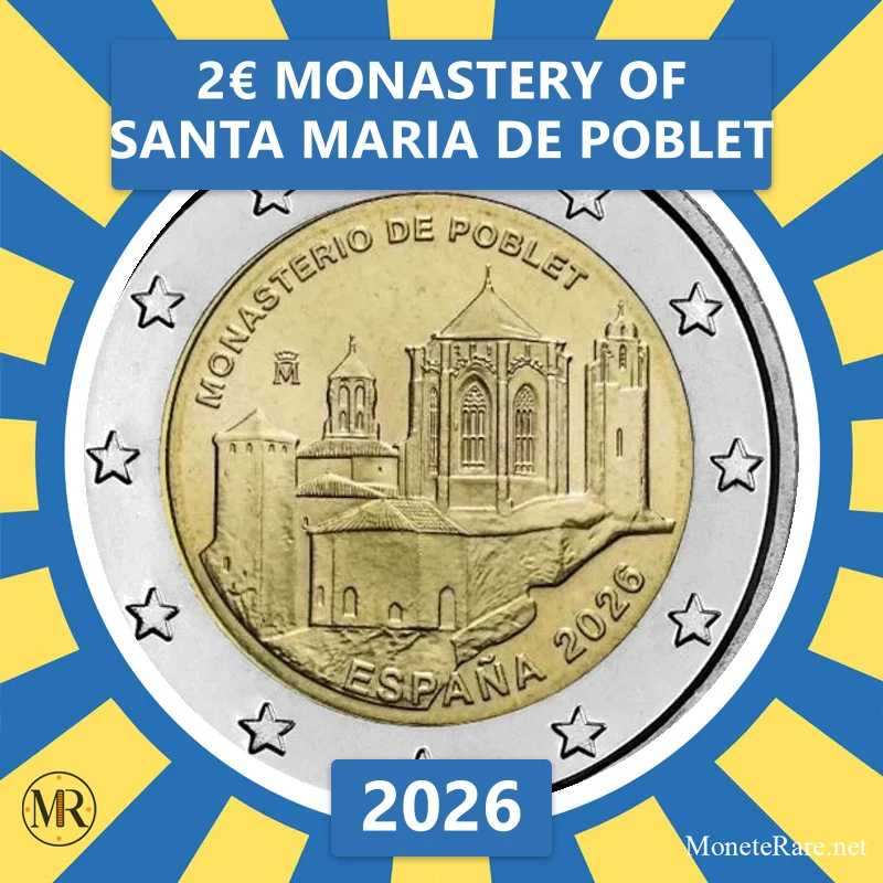 Estonia 2€ Monastery of Santa Maria de Poblet 2026 (coin photo)