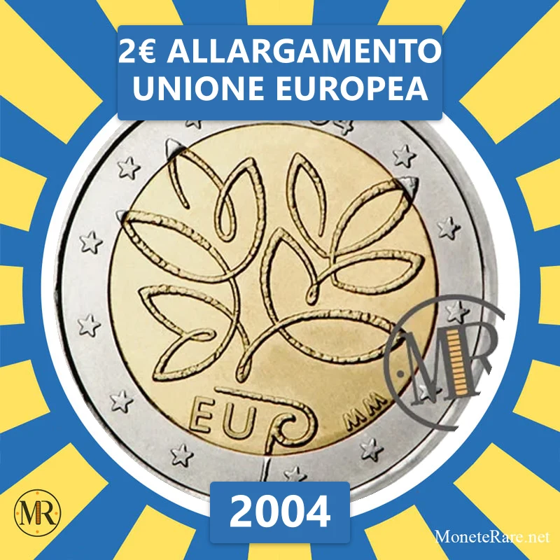 Finland 2€ European Union Enlargement 2004 (coin photo)