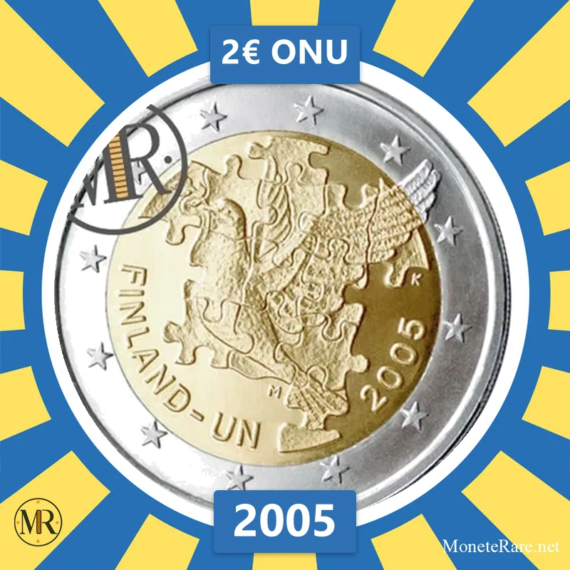Finland 2€ ONU 2005 (coin photo)