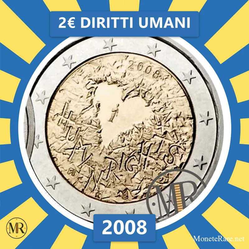 Finland 2€ Diritti Umani 2008 (coin photo)