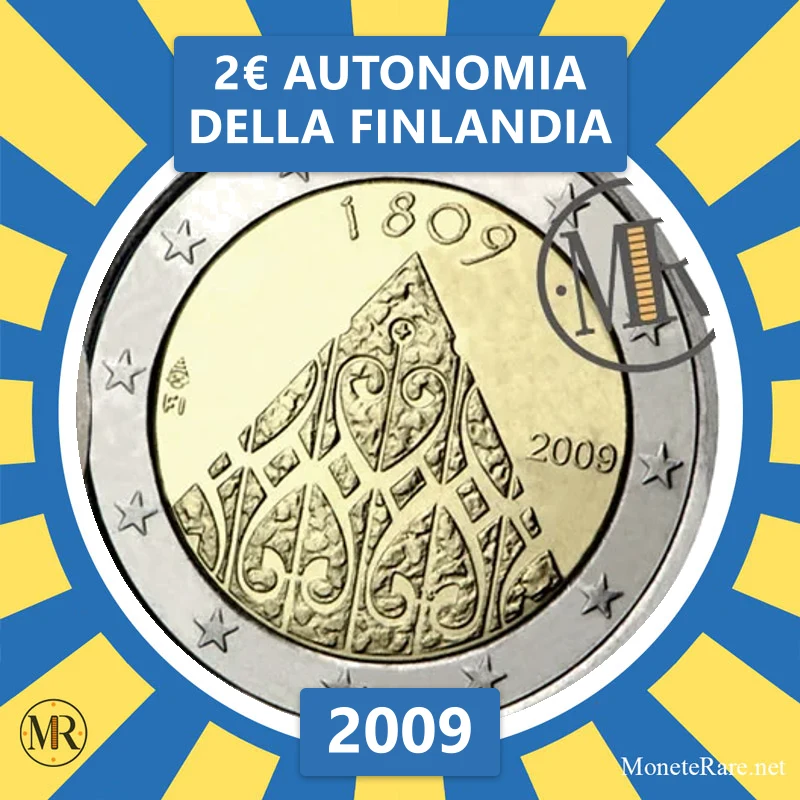 Finland 2€ Autonomy of Finland 2009 (coin photo)