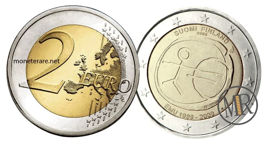 2 Euro Commemorative Finland 2009 - Economic and Monetary Union