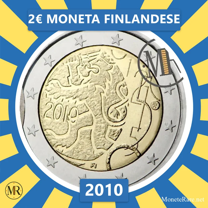 Finland 2€ Finnish Currency 2010 Finland 2€ Finnish Currency 2010 (coin photo)