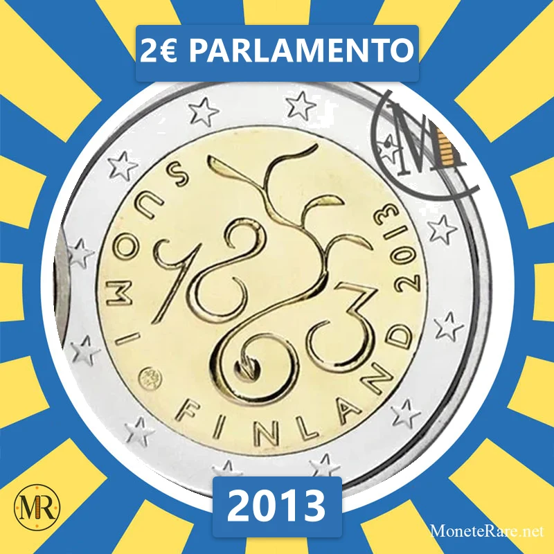 Finland 2€ Parlamento 2013 Finland 2€ Parlamento 2013 (coin photo)