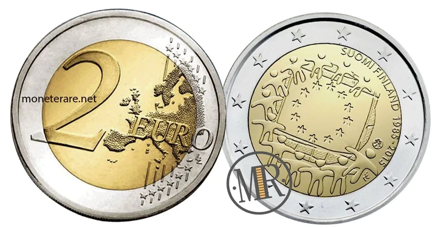 2 Euro Commemorative Finland 2015 - European Flag