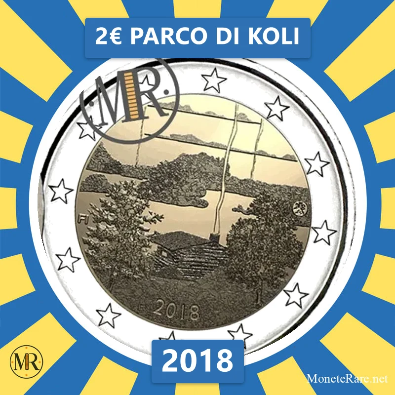 Finland 2€ Parco di Koli 2018 (coin photo)