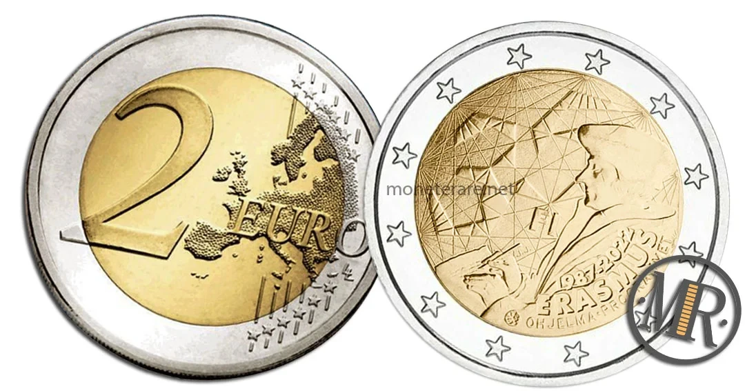2 Euro Commemorative Finland 2022 Erasmus Program