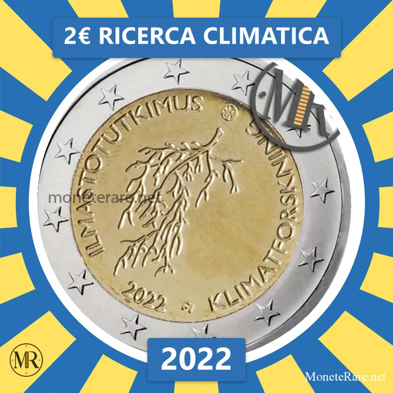 Finland 2€ Climate Research 2022 (coin photo)