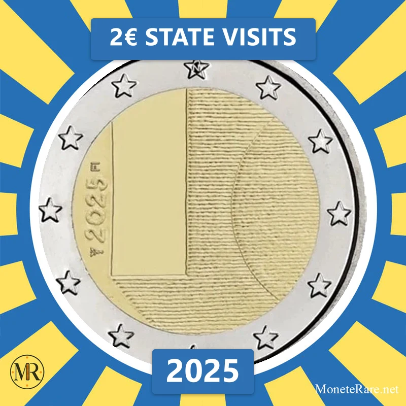 Finland 2€ State visits 2025 (coin photo)